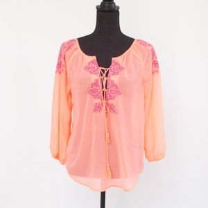 American Eagle Peach Top